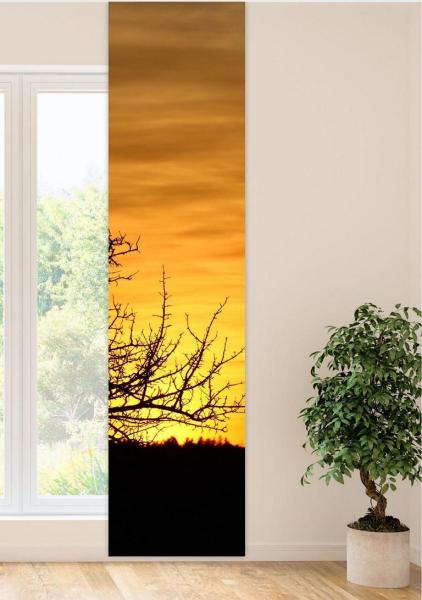 Flächenvorhang Baumruhe , Schiebevorhang, Schiebegardine, modern, 60 cm breit, 2,65 m hoch, 3 m hoch